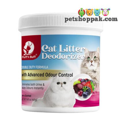 Fluff n Buff Cat Litter Deodorant berry scent