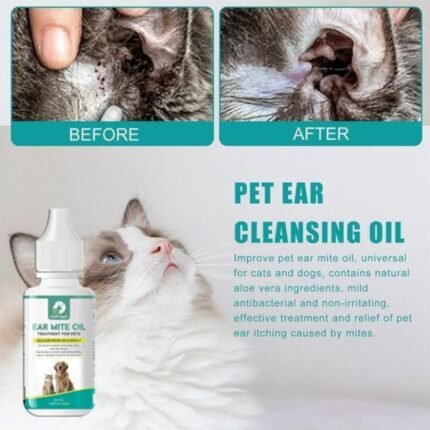 Fluff n Buff ear mite oil for pets
