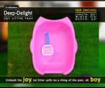 paw comfort cat litter tray large