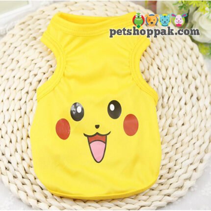 Cartoon yellow tweety pet summer shirt