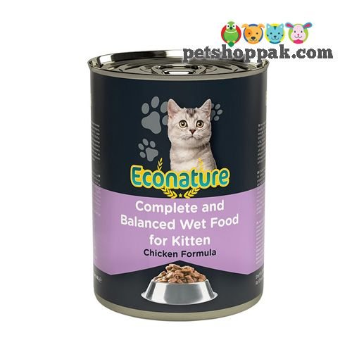 econature wet food for kitten chicken formula 400gms econature wet food for kitten chicken formula 400gms