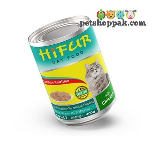 hifur cat food chicken 400gm hifur cat food chicken 400gm