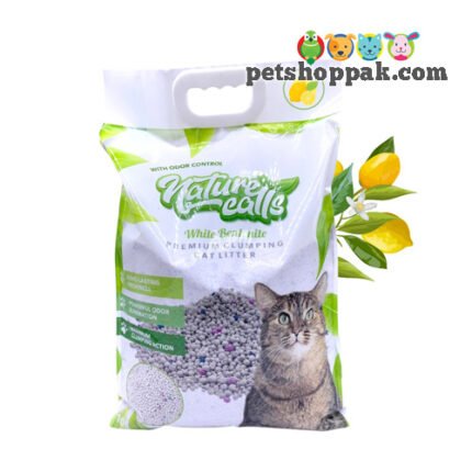 Nature calls cat litter lemon
