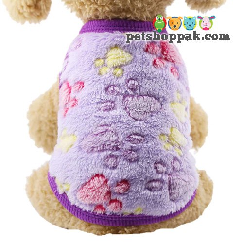 Paw warm vest purple Paw warm vest purple