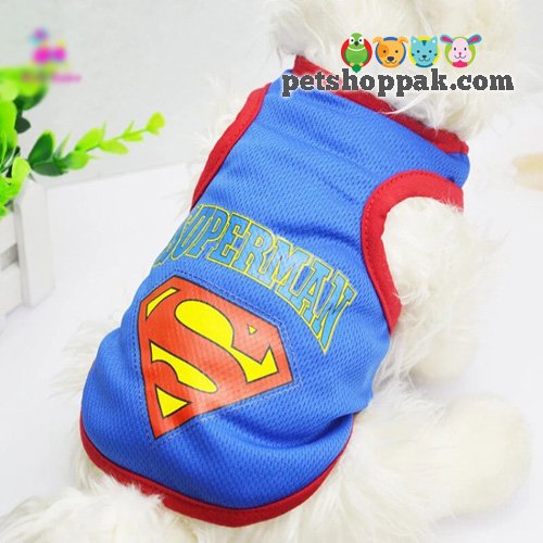 Pet superman shirt 1 Pet superman shirt 1