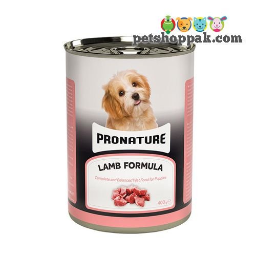 pronature puppy lamb formula 400gms food pronature puppy lamb formula 400gms food