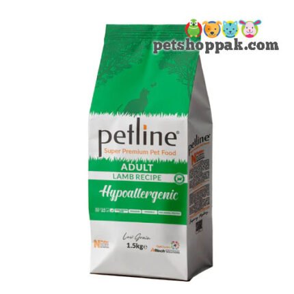 PETLINE SUPER PREMIUM ADULT CAT FOOD HYPOALLERGENIC LAMB SELECTION