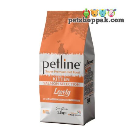 PETLINE SUPER PREMIUM KITTEN FOOD SALMON SELECTION
