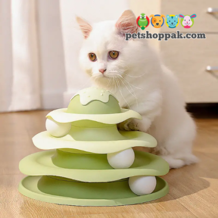 Cat Tower 3 Layer Track Toy