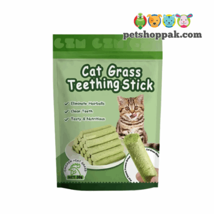 Cat Grass Teething Stick Chicken Flavour (6 Pieces Set)