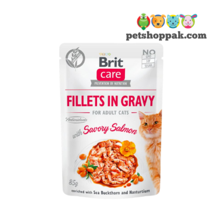 Brit Care Fillets in Gravy Savory Salmon