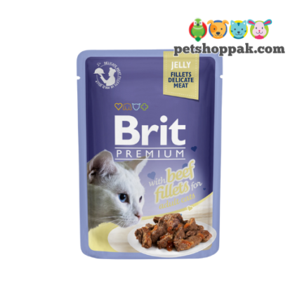 Brit Beef Fillets in jelly for Cat