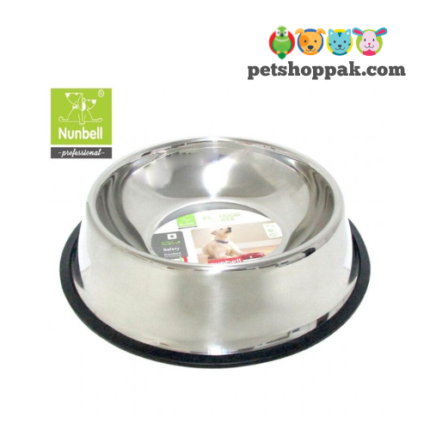 Nunbell dog stainless steel bowl