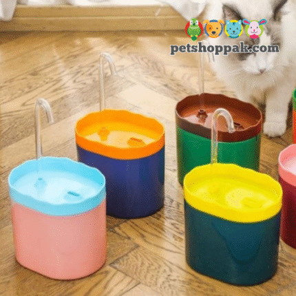cat water fountain with tap