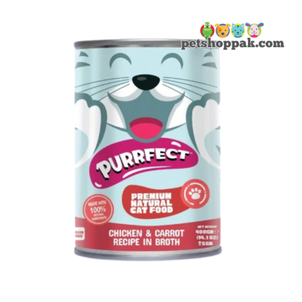 purrfect chicken and carrot recipe in broth