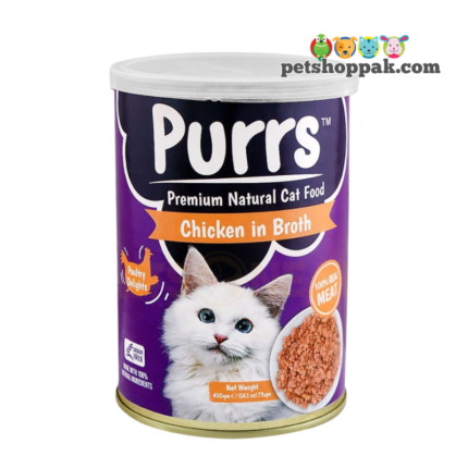 purrs chicken in broth