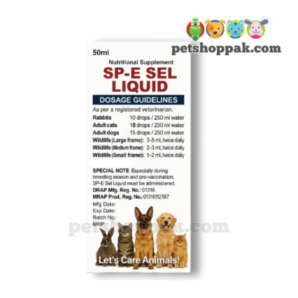 SP-E Sel Liquid Pet Immunity Booster info