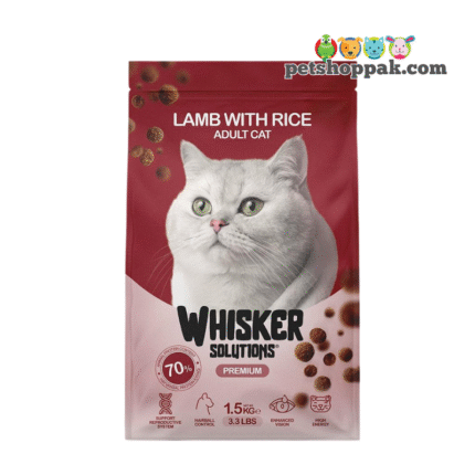whisker lamb with rice adult cat food